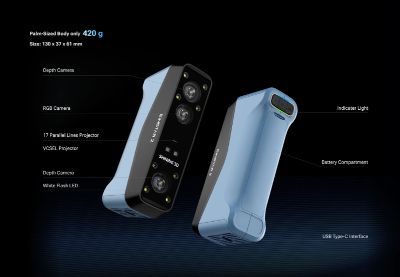 Shining 3D EinStar 2 3D Tarayıcı