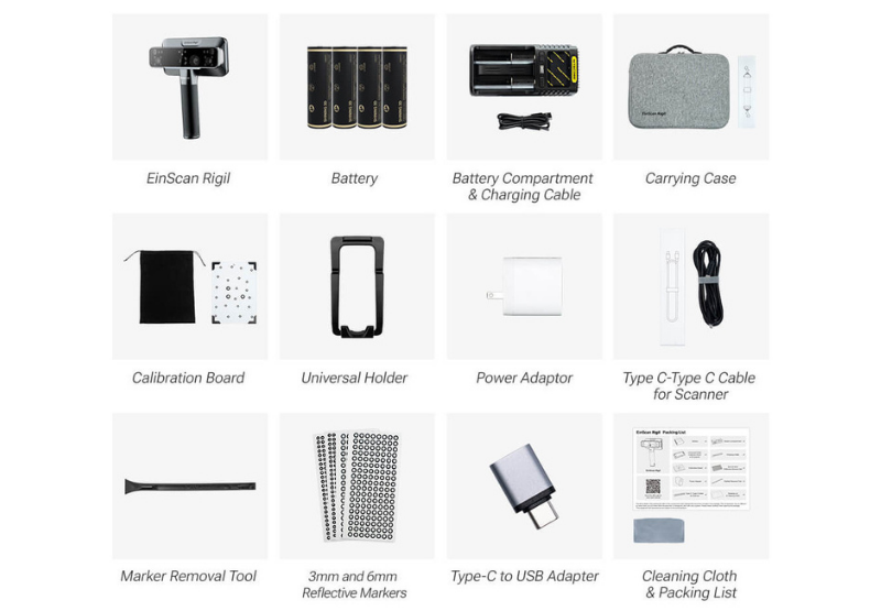 Shining 3D EinScan Rigil 3D Tarayıcı